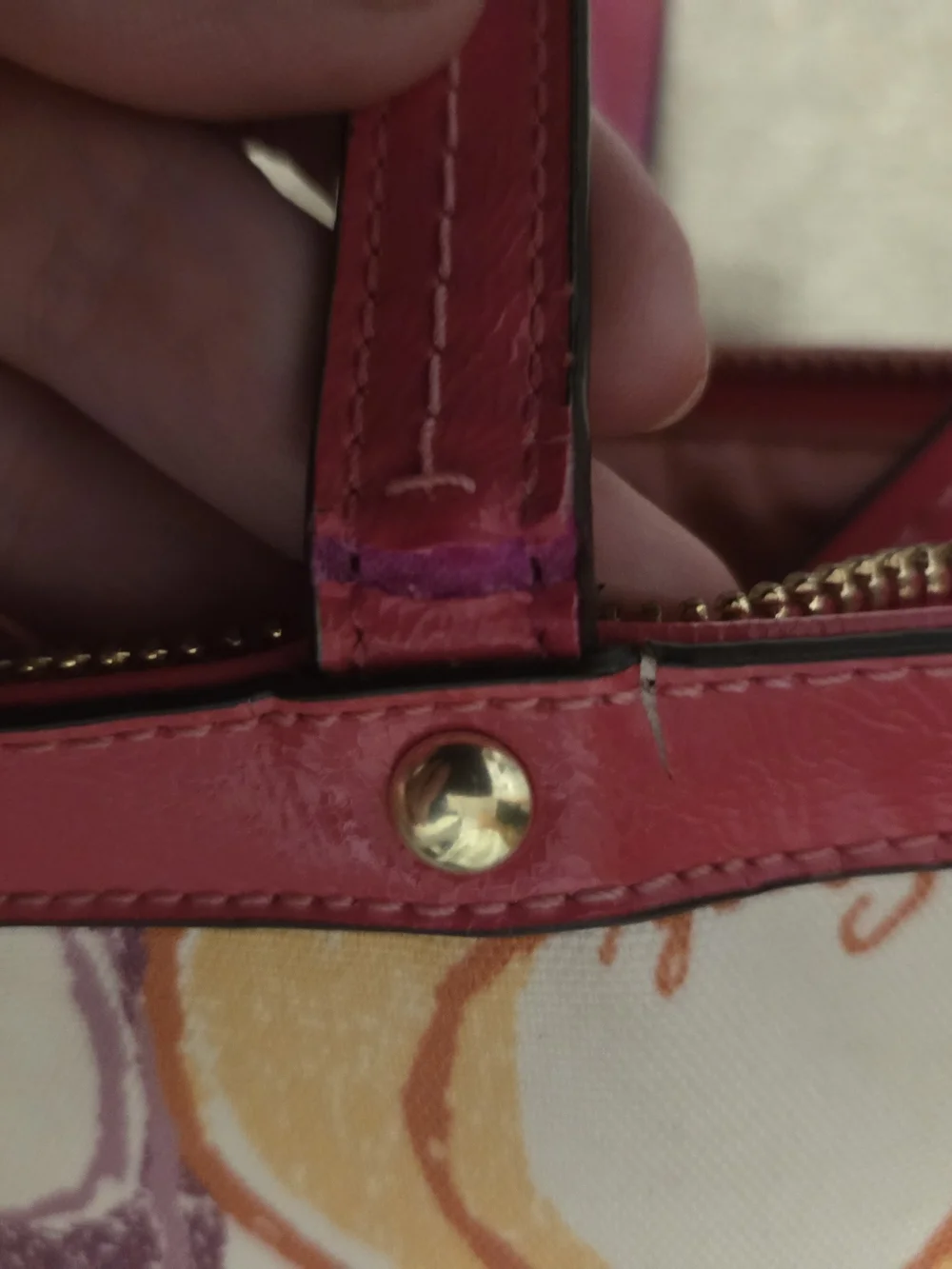 Coach tote multicolor